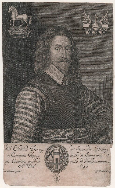 Sir edward dering, 1st bt npg d43050