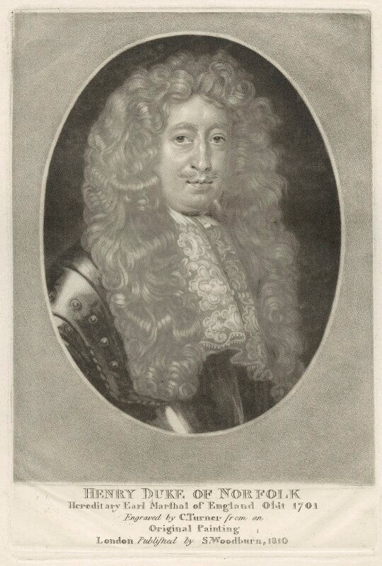 Henry howard, 7th duke of norfolk npg d29348