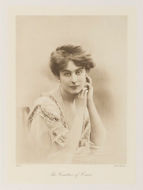 Margaret etienne hannah ('peggy') crewe milnes (née primrose), marchioness of crewe npg ax161340