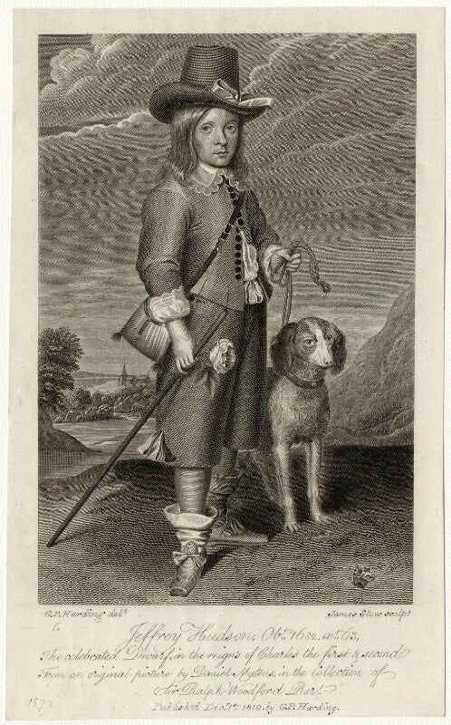 Unknown man engraved as jeffrey hudson npg d28510