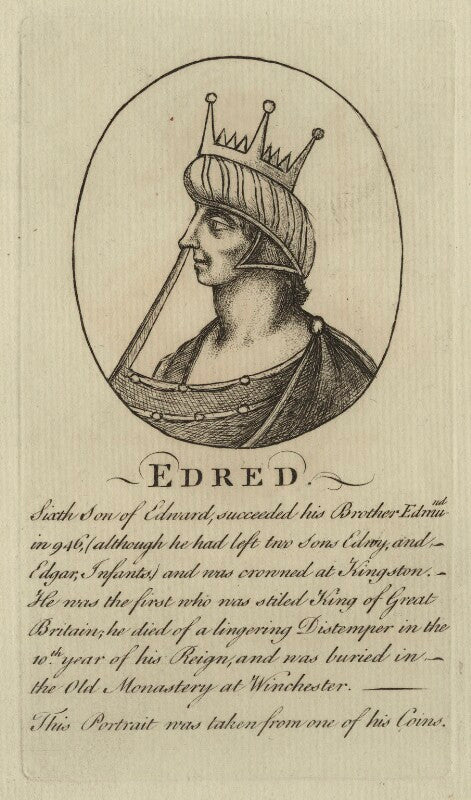 Edred, king of england, king of england npg d23584