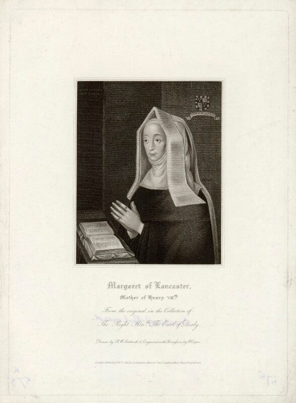 Lady margaret beaufort, countess of richmond and derby npg d39778