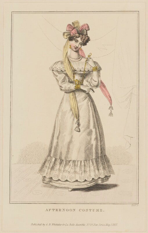 'afternoon costume', may 1827 npg d47596