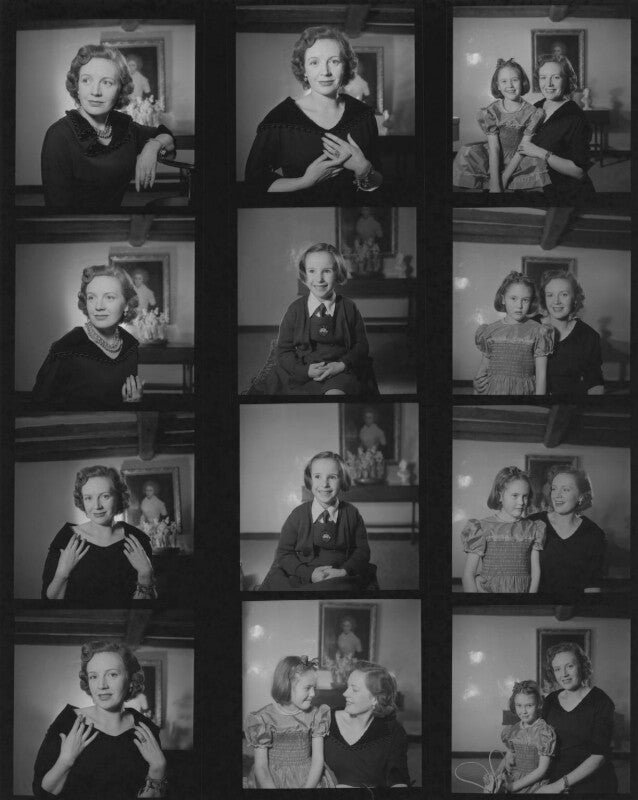 Phyllis calvert; anna auriol murray hill; marie hamilton npg x195172