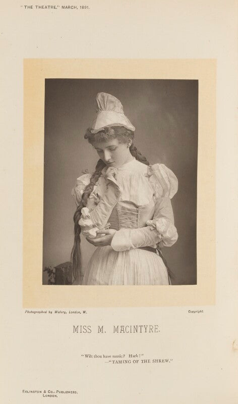 Marguerite macintyre as margherita in 'mefistopele' npg ax28817