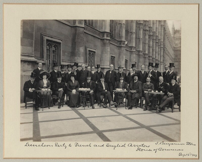 'luncheon party to french and english aviators' npg x126227
