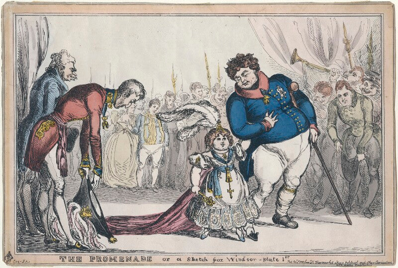 'the promenade or a sketch for windsor plate 1st' npg d48723