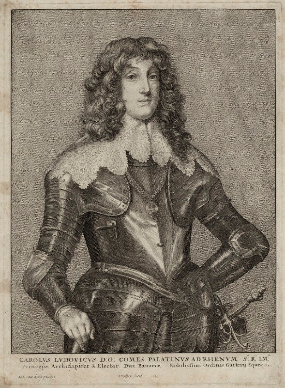 Charles lewis (louis), elector palatine npg d26461