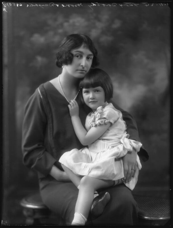 Lady dorothie mary evelyn moore (née feilding) with her daughter, ruth mary agnew (née moore) npg x37260