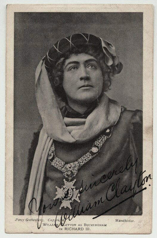 William clayton (william george grant) as the duke of buckingham in 'richard iii' npg x6094