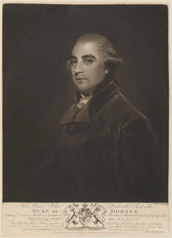 John frederick sackville, 3rd duke of dorset npg d14498
