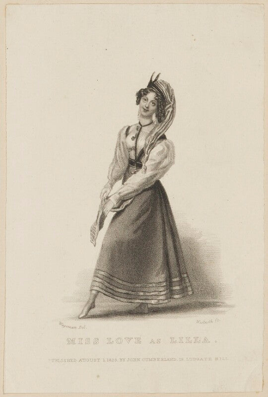 Emma sarah love (mrs calcraft) as lilla npg d38600