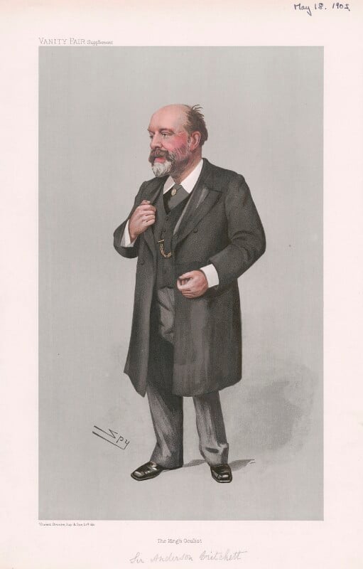 Sir (george) anderson critchett, 1st bt ('men of the day. no. 954. "the king's oculist"') npg d45275