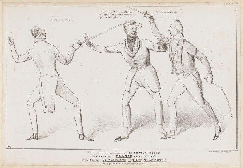 A scene from the new farce of "i'll be your second" npg d41137