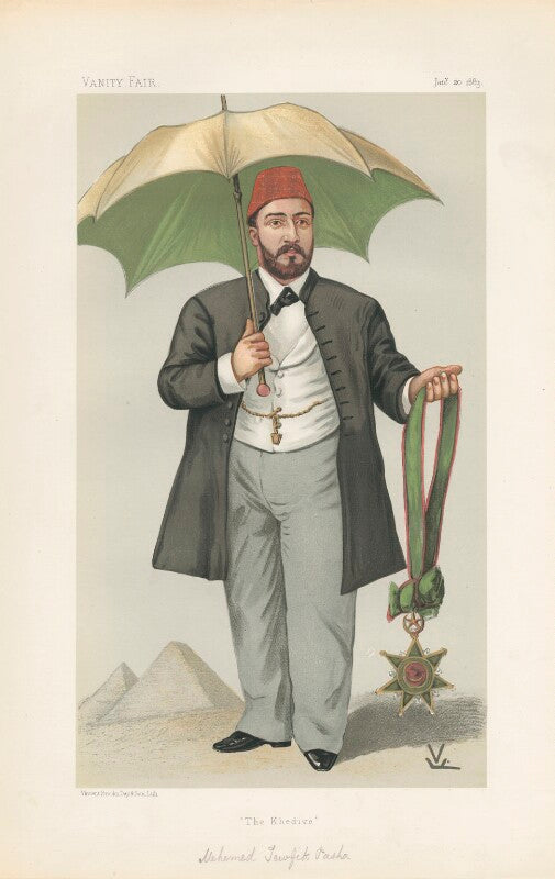 (muhammed) tewfik pasha ('men of the day. no. 273.') npg d44104