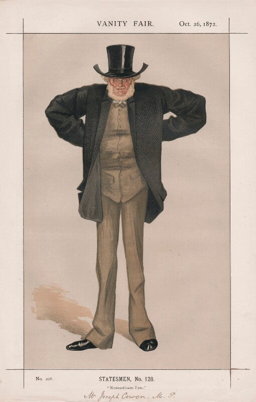 Joseph cowen ('statesmen, no. 128.') npg d43559