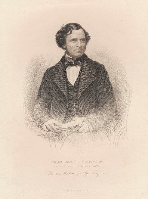 Edward henry stanley, 15th earl of derby when lord stanley npg d6836