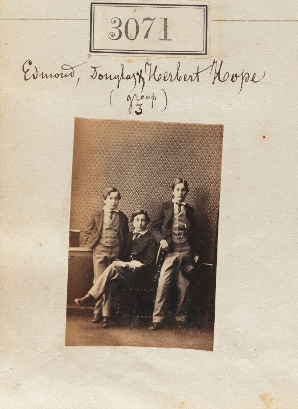 Herbert hoper; douglas hoper; edmond hoper npg ax52472