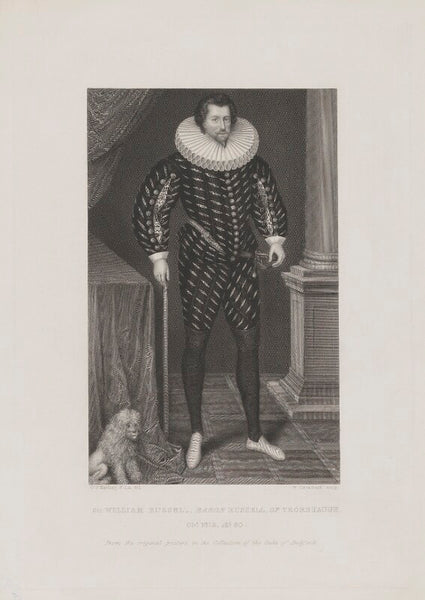 William Russell, 1st Baron Russell of Thornhaugh Greetings Card