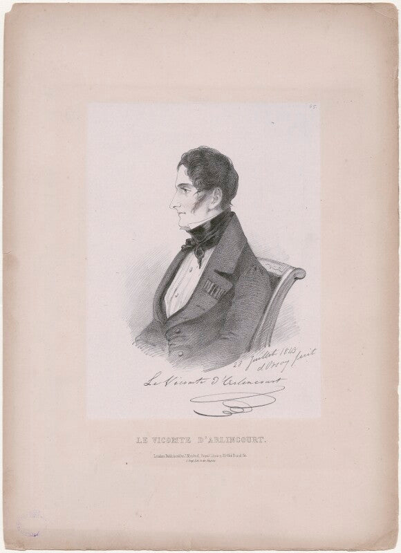 Charles victor prévot, vicomte d'arlincourt npg d46277