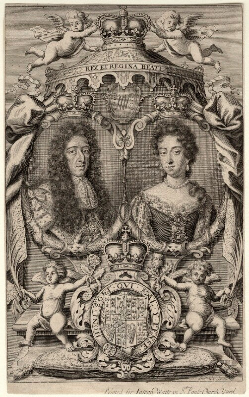 King william iii; queen mary ii npg d10674