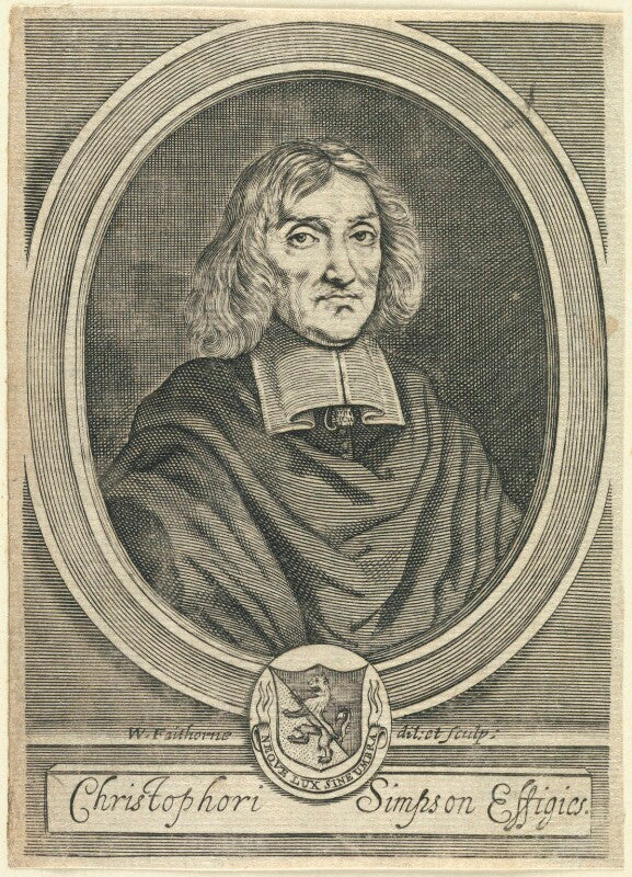 Christopher simpson (sympson) npg d22937