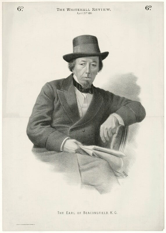 Benjamin disraeli, earl of beaconsfield npg d21539