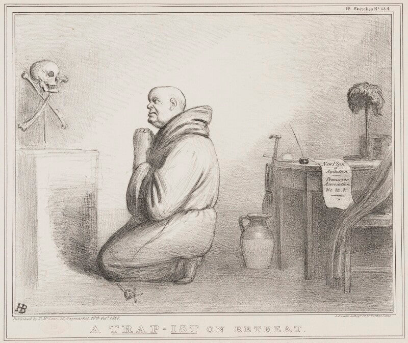 A trap ist on retreat (daniel o'connell) npg d41488