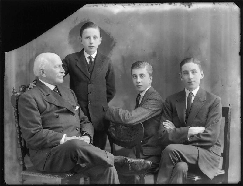 Rowland allanson winn, 5th baron headley; john allanson winn; charles allanson winn, 7th baron headley; rowland allanson winn, 6th baron headley npg x120441