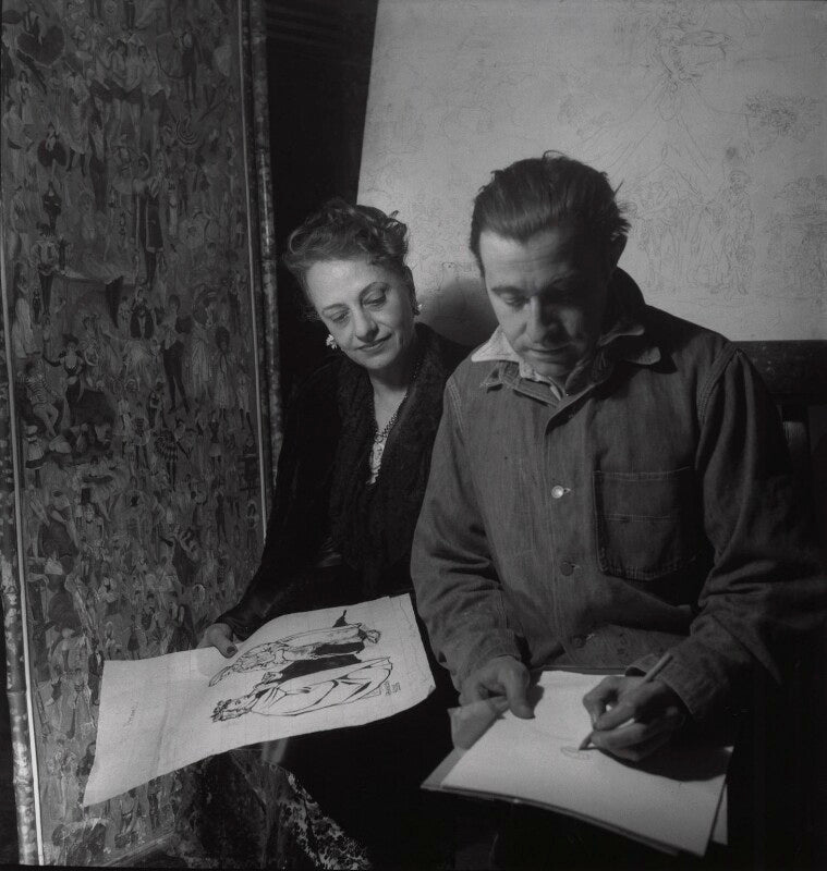 Emma tollemache (née manasseh); sir francis rose npg x195077