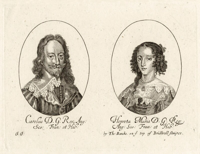 King charles i and henrietta maria npg d26446