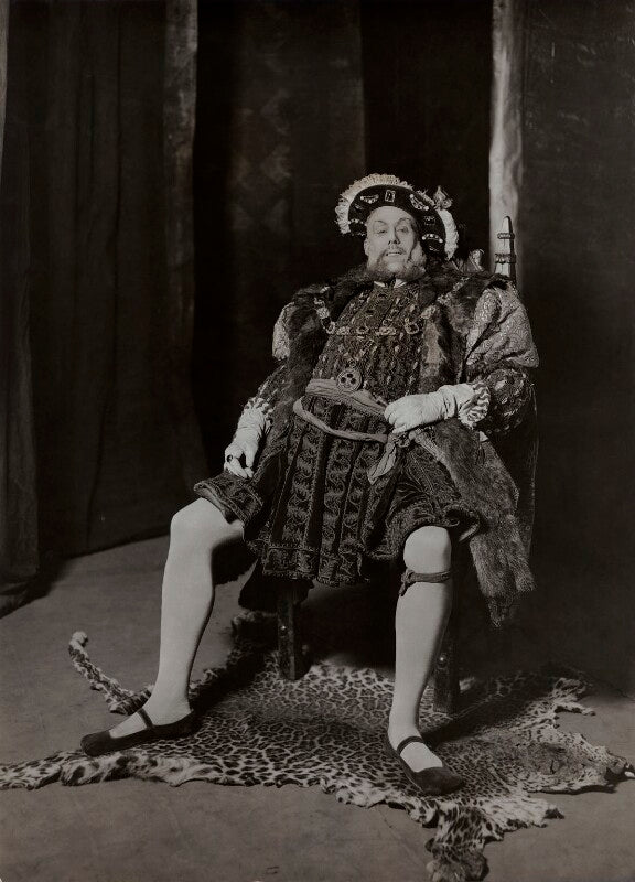 Wilfred walter as henry viii at the old vic npg x83517