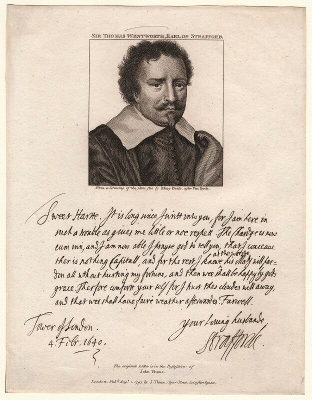 Thomas wentworth, 1st earl of strafford npg d16342