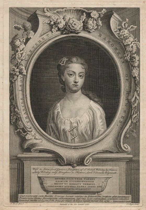 Frances carteret (née worsley), lady carteret npg d21456