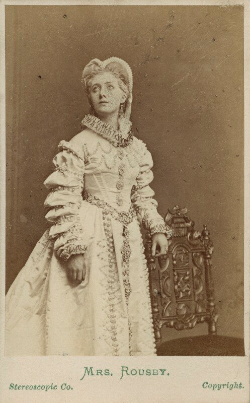 Clara marion jessie rousby (née dowse) as princess elizabeth in ''twixt axe and crown' npg ax25085