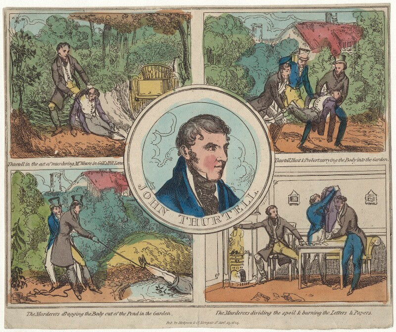 John thurtell; william weare; joseph henry blaine hunt; william probert npg d40332