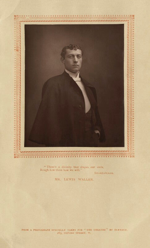 Lewis waller (william waller lewis) npg x27233