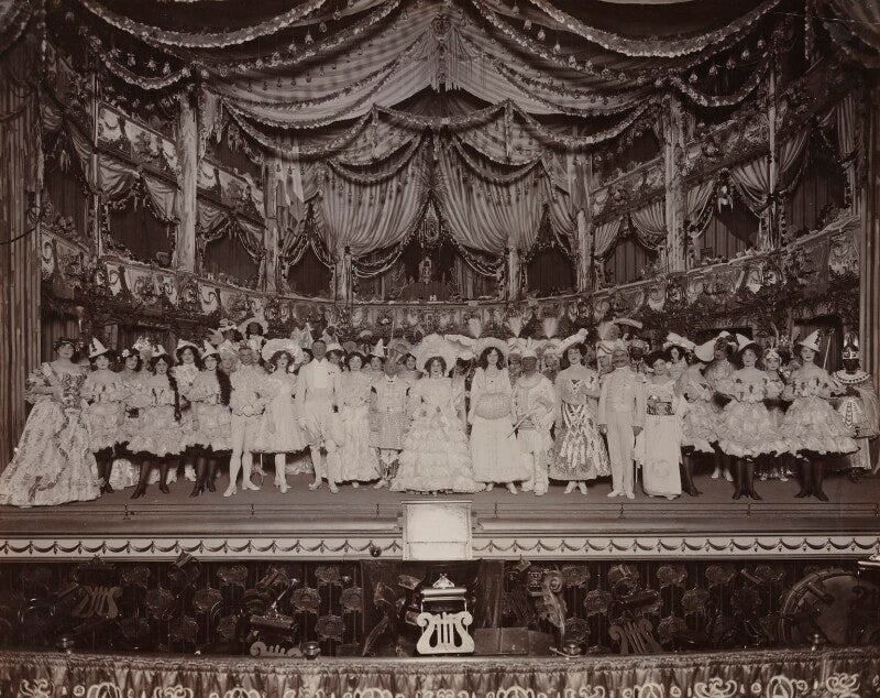 The grand finale in 'the orchid' at the gaiety theatre npg ax29624