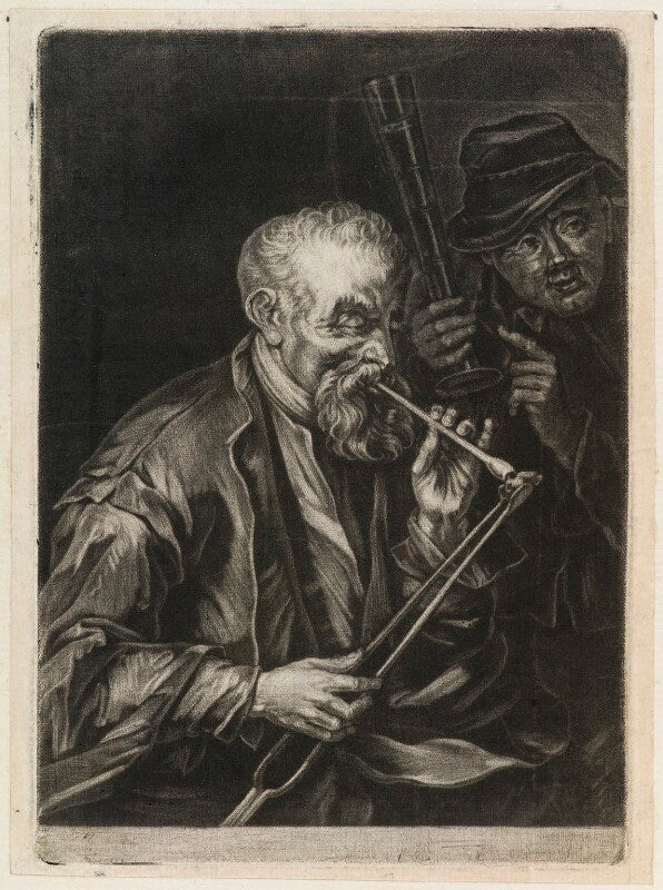 Man smoking npg d11897