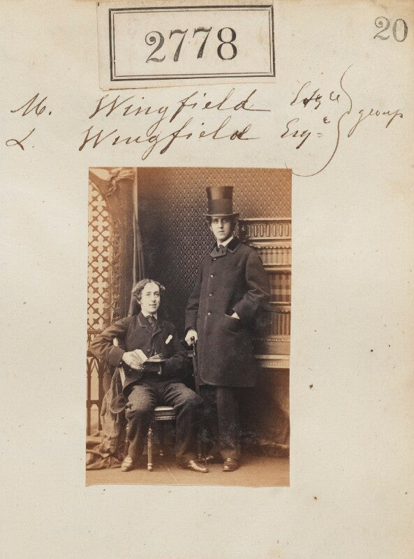 Hon. lewis strange wingfield; hon. maurice richard wingfield npg ax52167