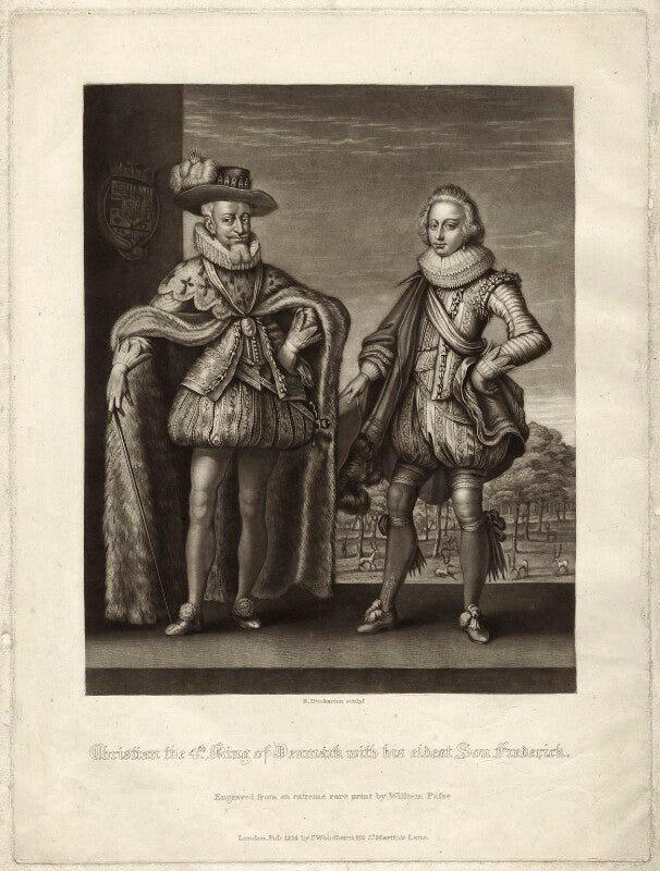Christian iv, king of denmark and norway; frederick iii, king of denmark npg d26182