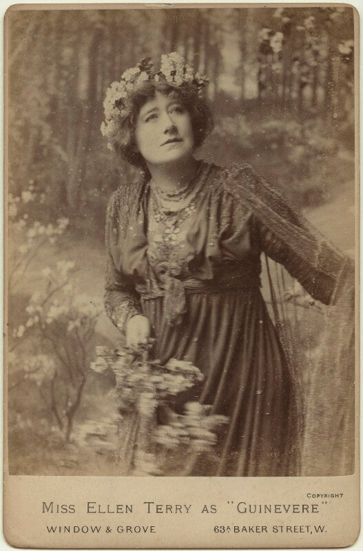 Ellen terry as guinevere in 'king arthur' npg x3814