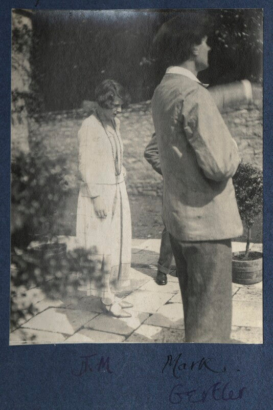 Julian vinogradoff (née morrell); mark gertler npg ax141729