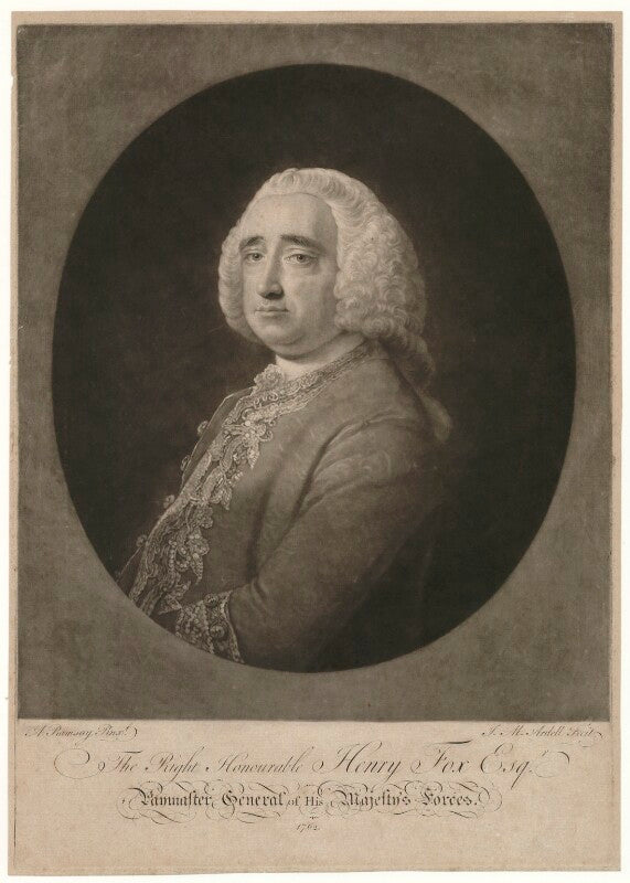 Henry fox, 1st baron holland npg d35915