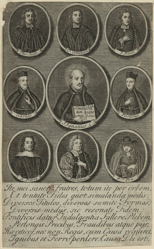 Ignatius loyola and other religious figures npg d24795