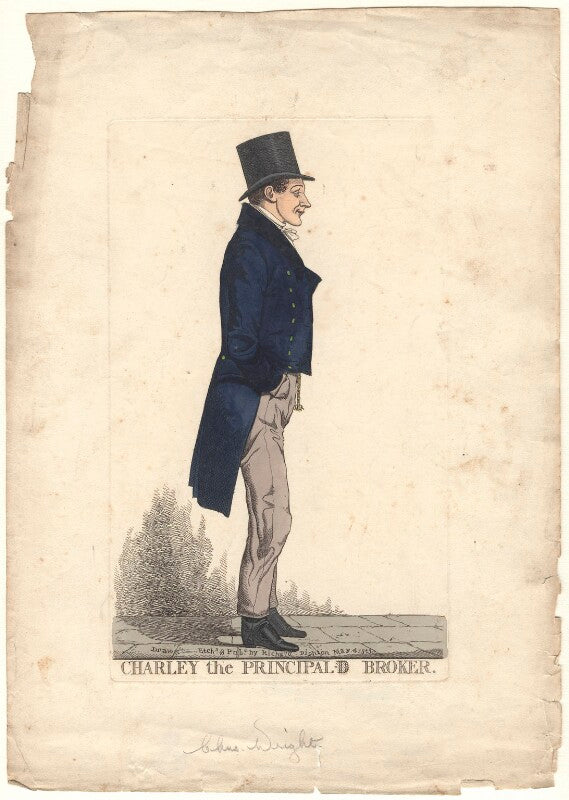 'charley the principal=d broker' (charles wright) npg d4921
