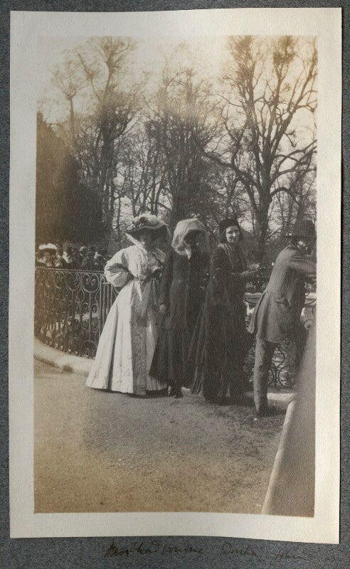 Lady ottoline morrell; emily chadbourne; dorelia mcneill; augustus john npg ax140133