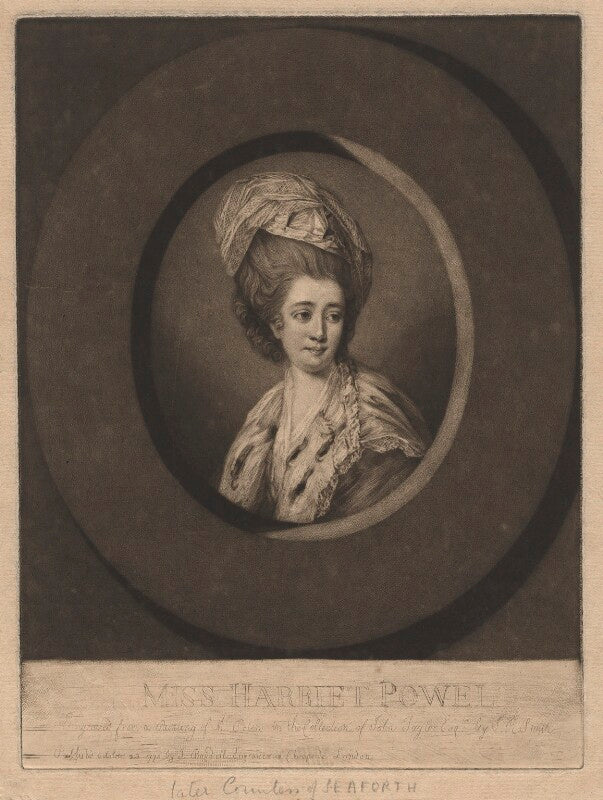 Harriet mackenzie (née powell), countess of seaforth npg d4186