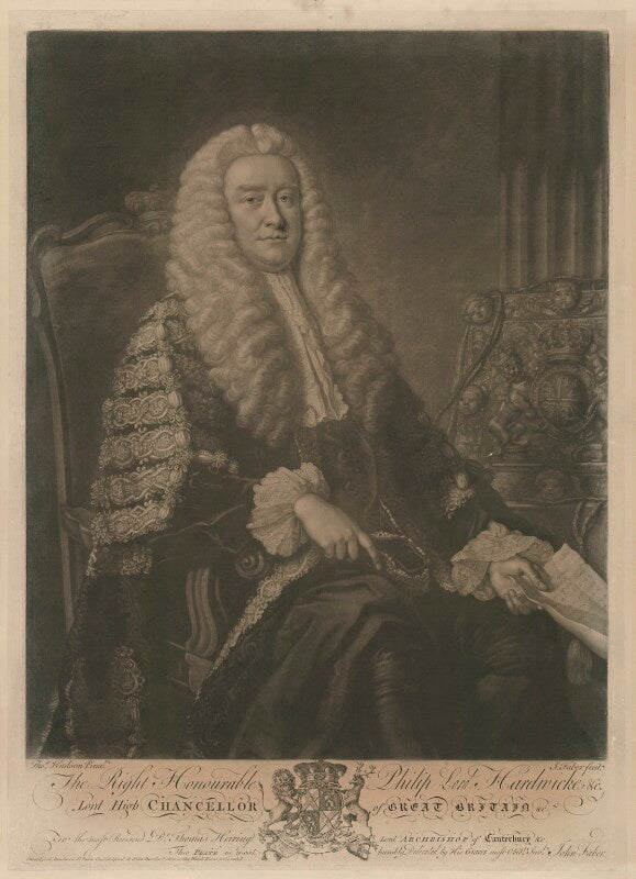Philip yorke, 1st earl of hardwicke npg d35415