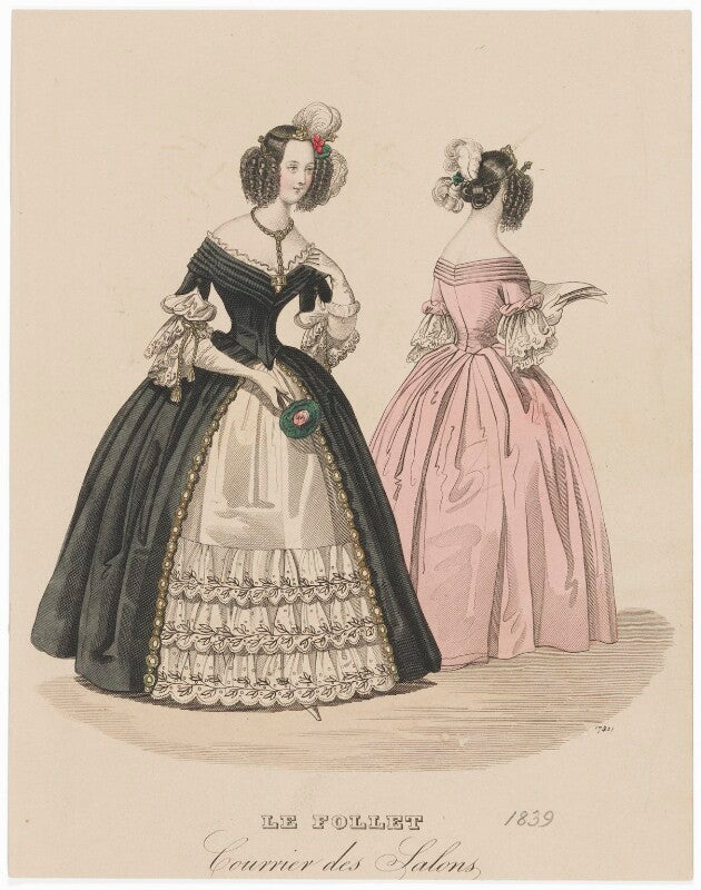 Ball or evening dress, 1839 npg d47754